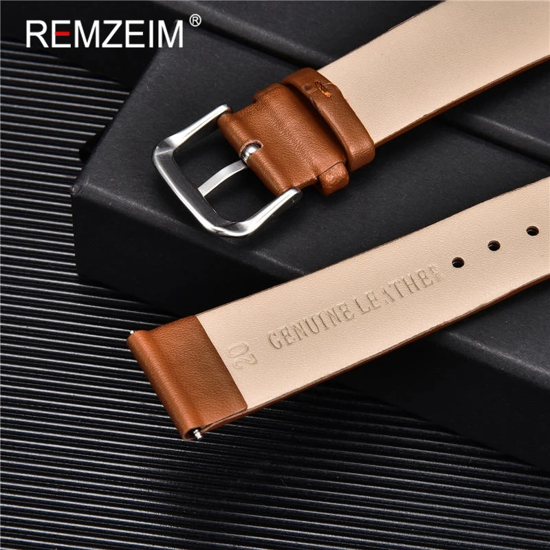 Ultradunne lederen horlogeband - Suede Strap Watch recensie en prijs