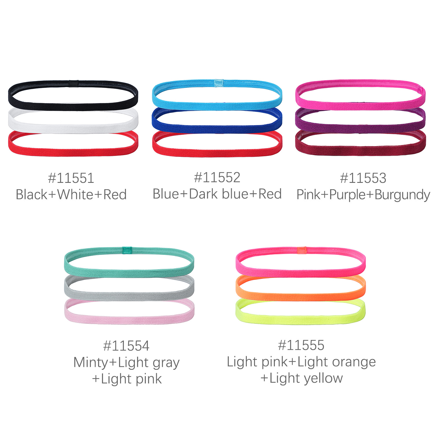 3 Stuks Antislip Sport Haarban - Silicone Band Women recensie en prijs