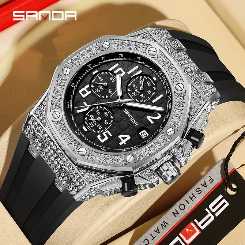SANDA 7026 Heren Quartz Horlog - Tropic Strap Vintage recensie en prijs