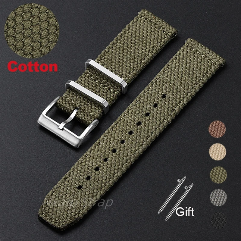 20mm 22mm Nylon Katoenen Horlo - Nato Strap Nylon recensie en prijs