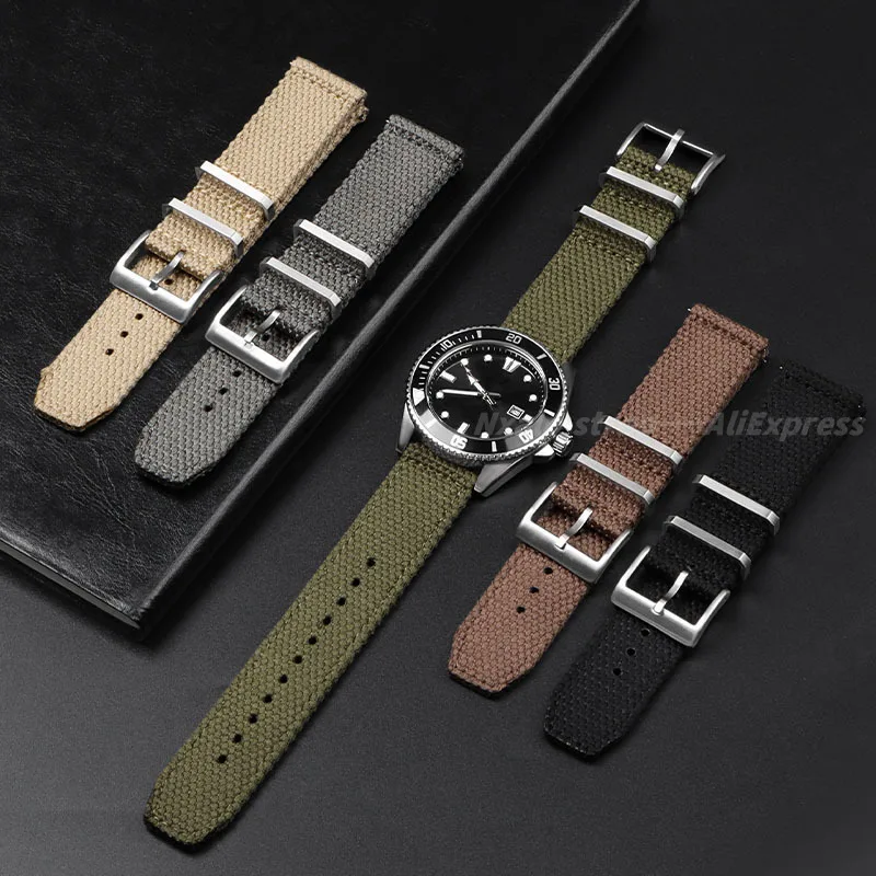 20mm 22mm Nylon Katoenen Horlo - Nato Strap Nylon recensie en prijs
