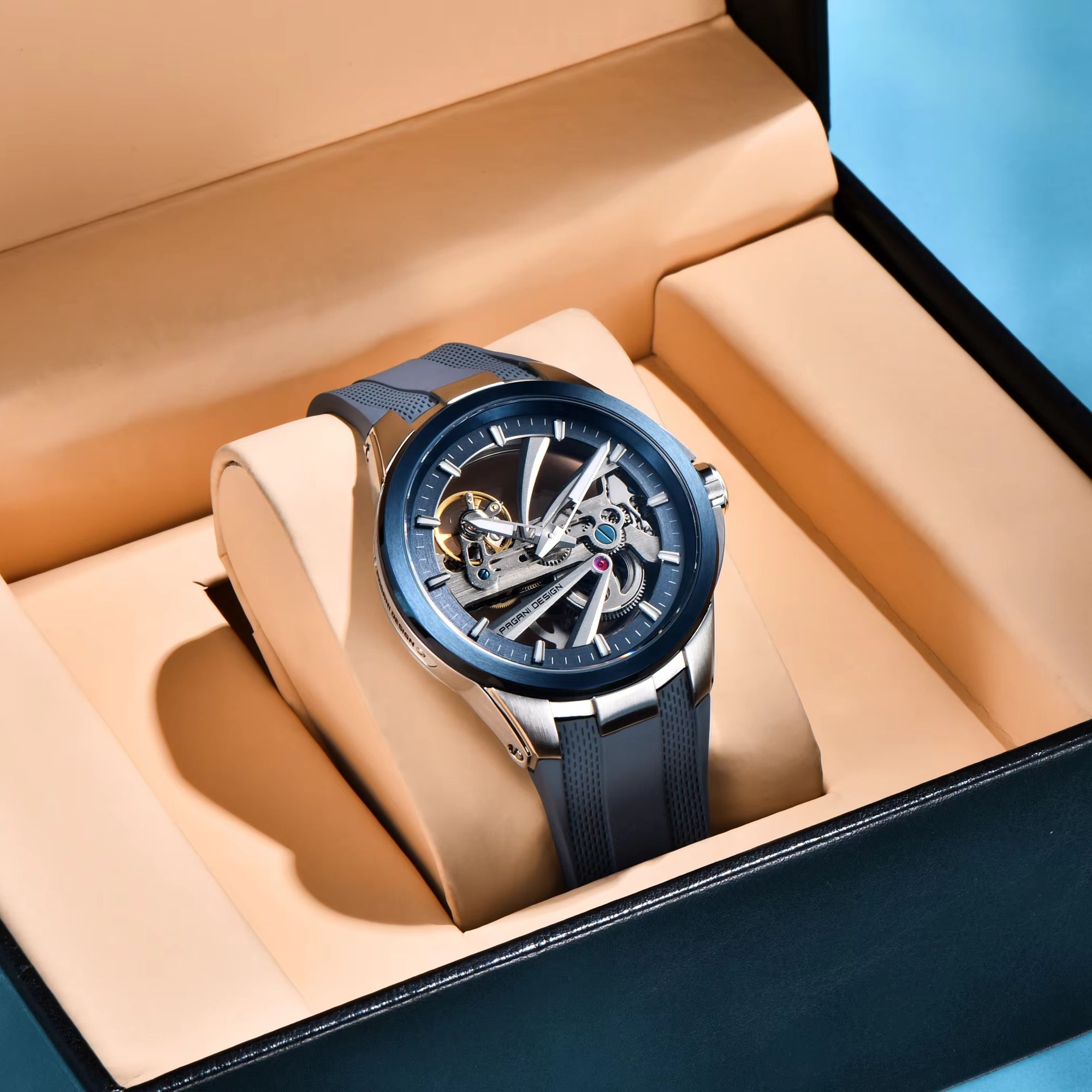 PAGANI DESIGN Heren trendy mec - Rubber Strap Diver recensie en prijs