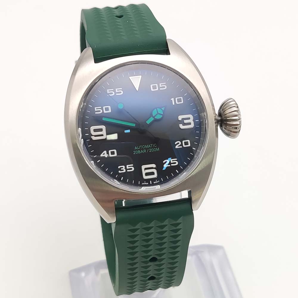 Modehorloge 36MM met automatis - Rubber Strap Diver recensie en prijs