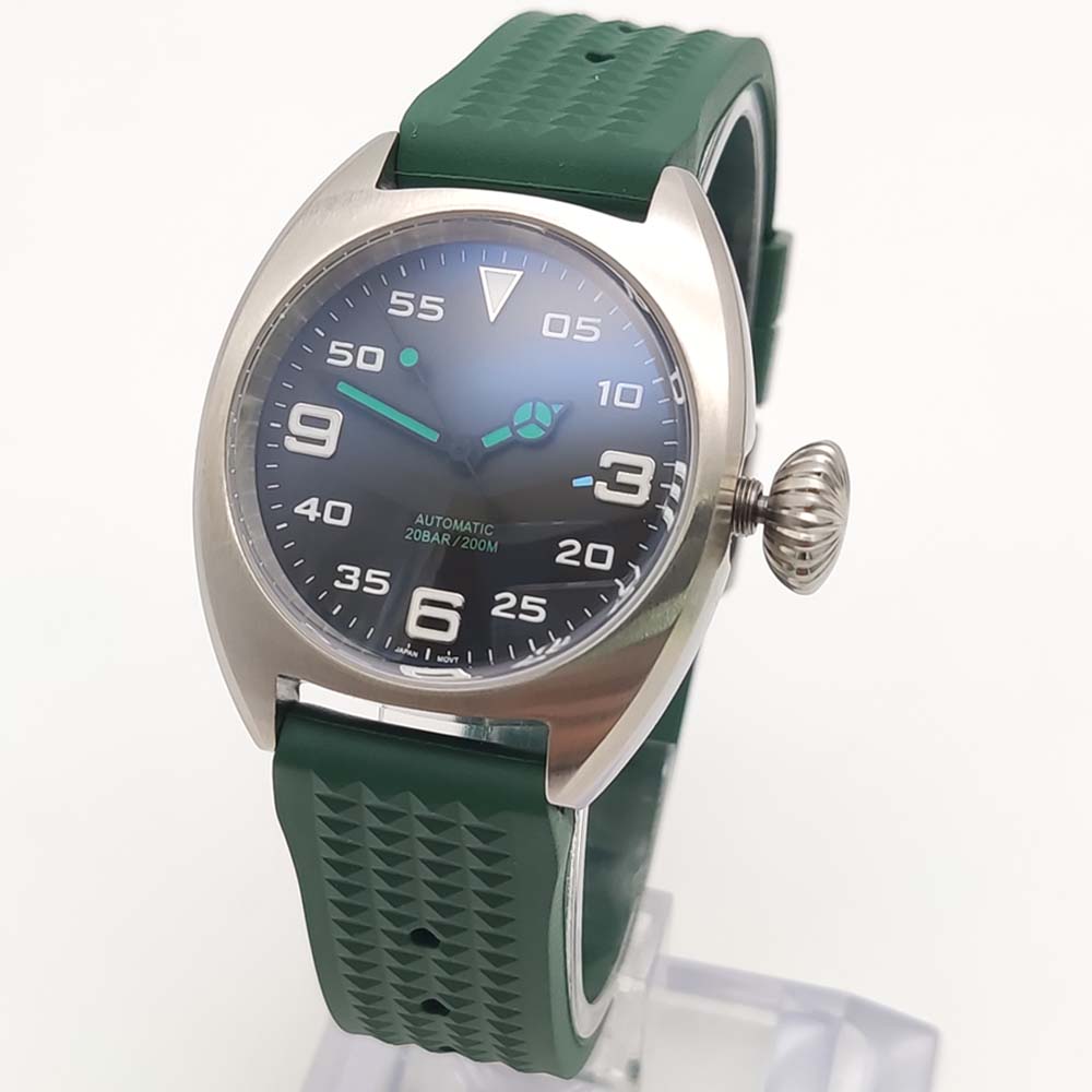 Modehorloge 36MM met automatis - Rubber Strap Diver recensie en prijs