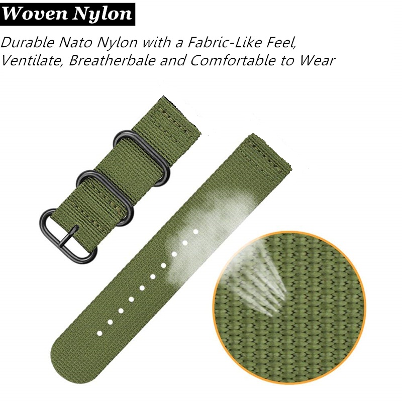 20 mm 22 mm canvas sport nylon - Canvas Strap Watch recensie en prijs