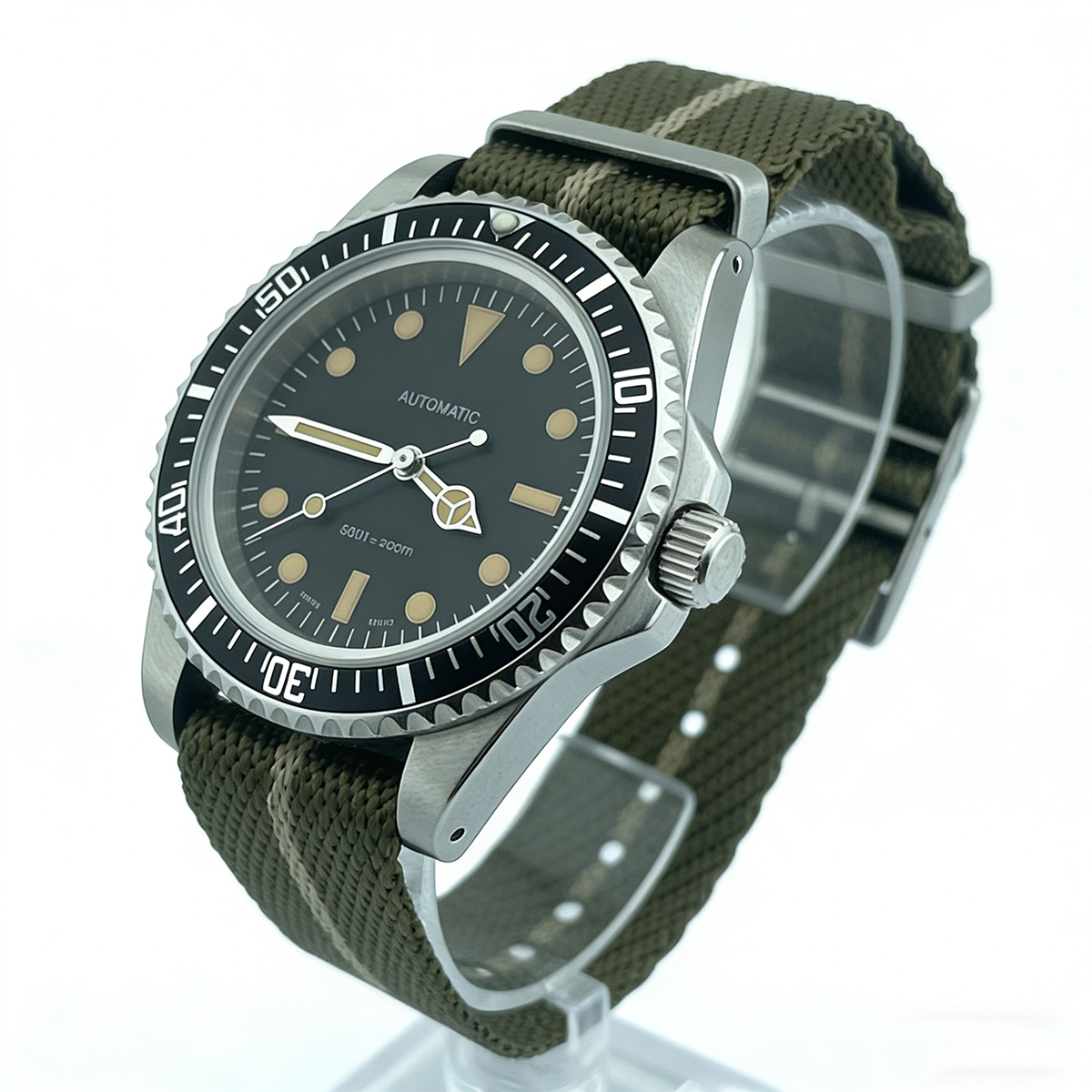 39,5 mm duiker retro horloge s - Tropic Strap Vintage recensie en prijs