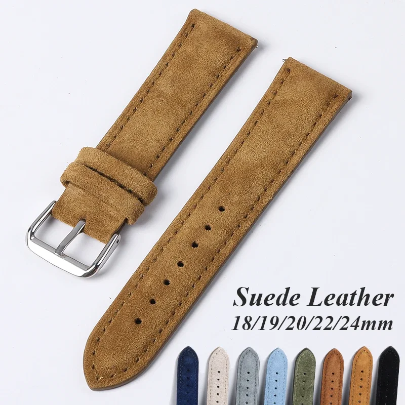 Suède lederen horlogeband voor - Suede Strap Watch recensie en prijs