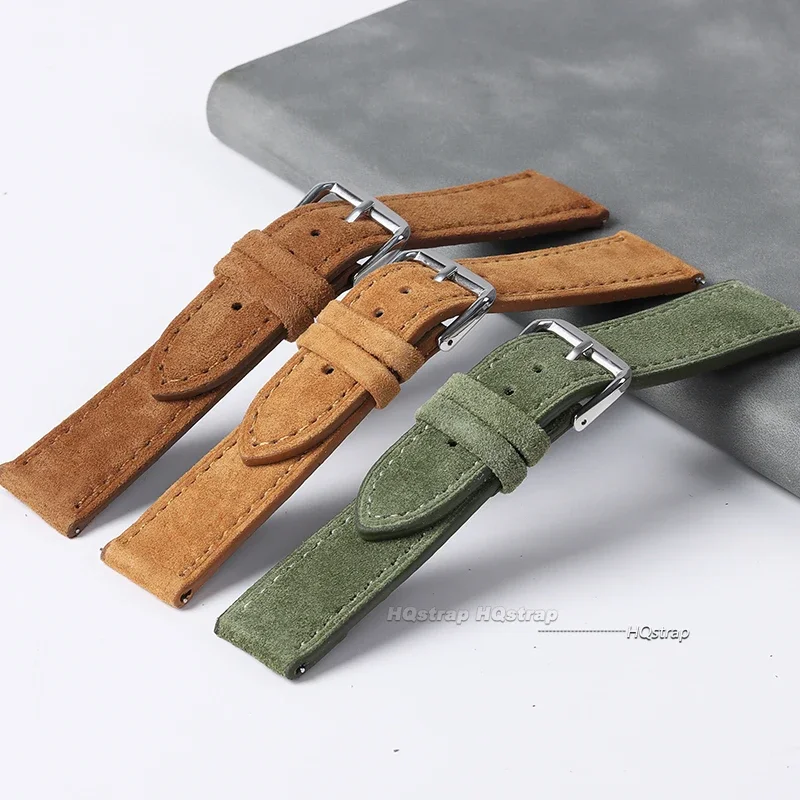 Suède lederen horlogeband voor - Suede Strap Watch recensie en prijs