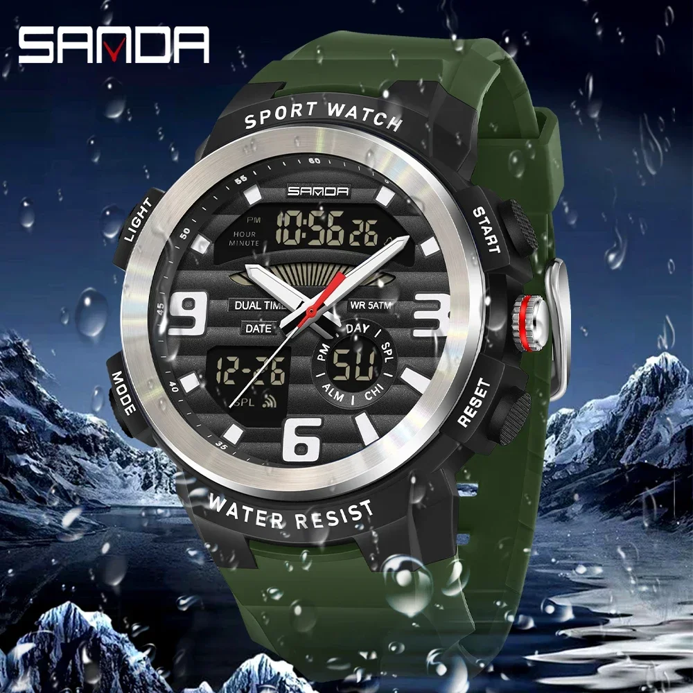 SANDA Multifunctionele herenho - Rubber Strap Diver recensie en prijs